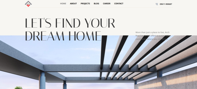 The Arch Real Estate Website – Crafting Elegance in 10 Days: