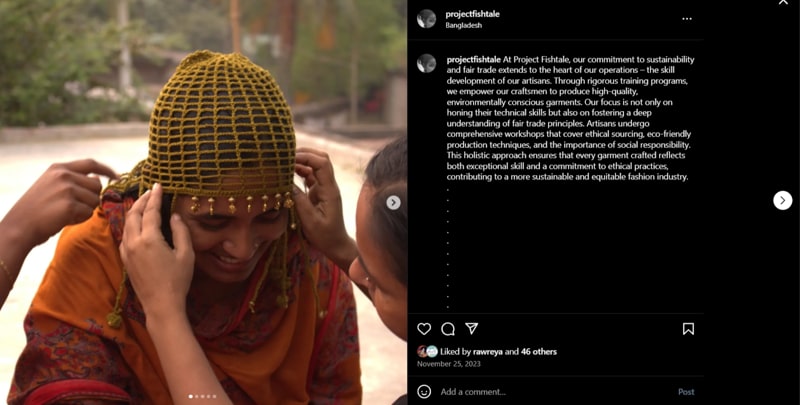 caption and hashtags
