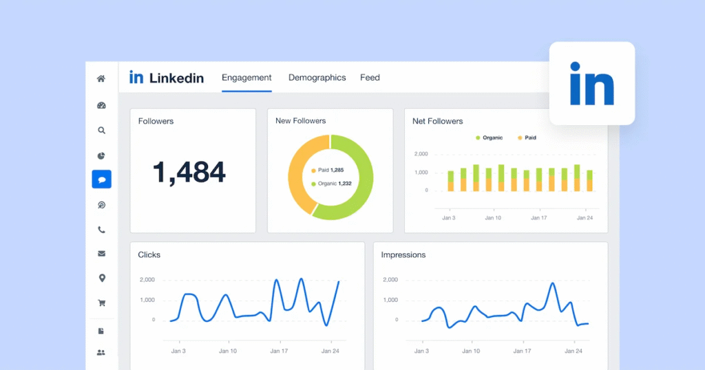 linkedin post engagement data